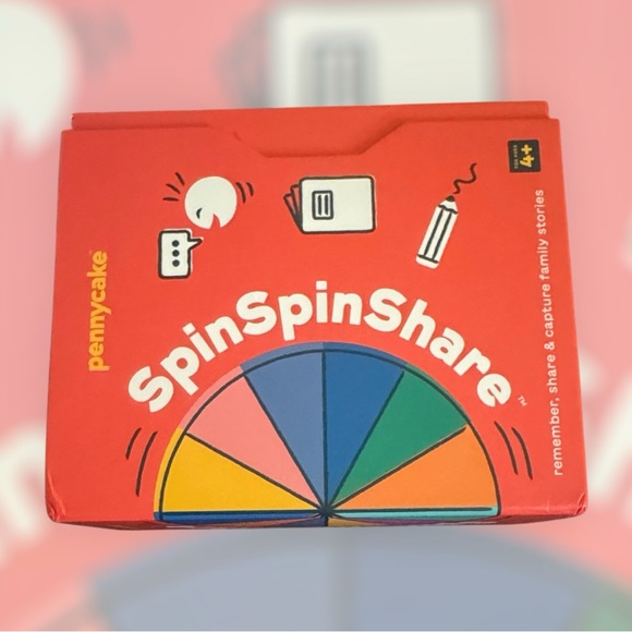 Other - SpinSpinShare Party Game - Bright Red Box